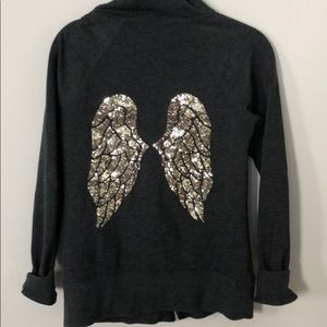 VS gray zip up hoodie